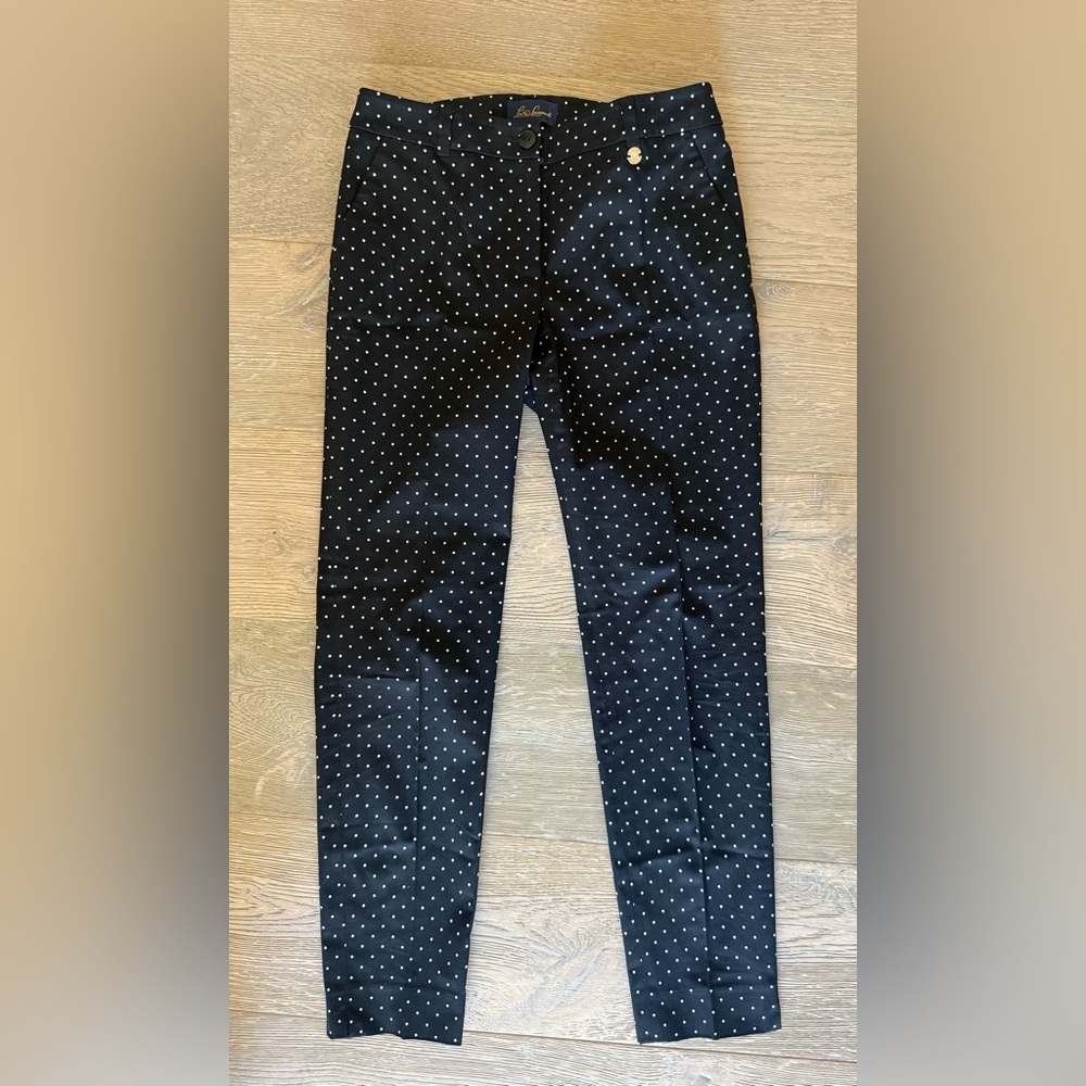 Luisa Spagnoli Black and White Polka Dot Pants
